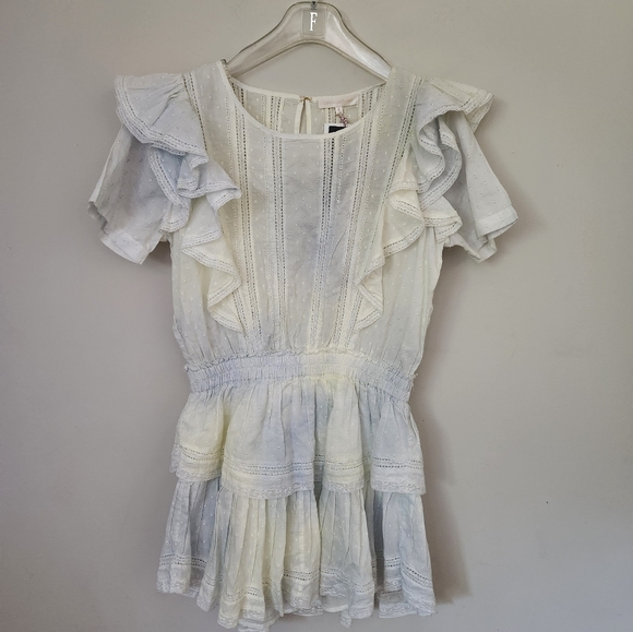 LOVESHACKFANCY | Natasha dress in Lily Pond Hand dye sz M - Picture 6 of 8